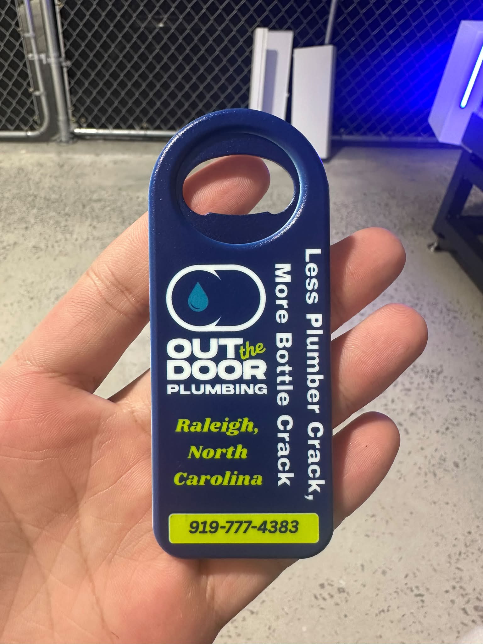 Rectangle Custom Bottle Opener Fridge Magnet