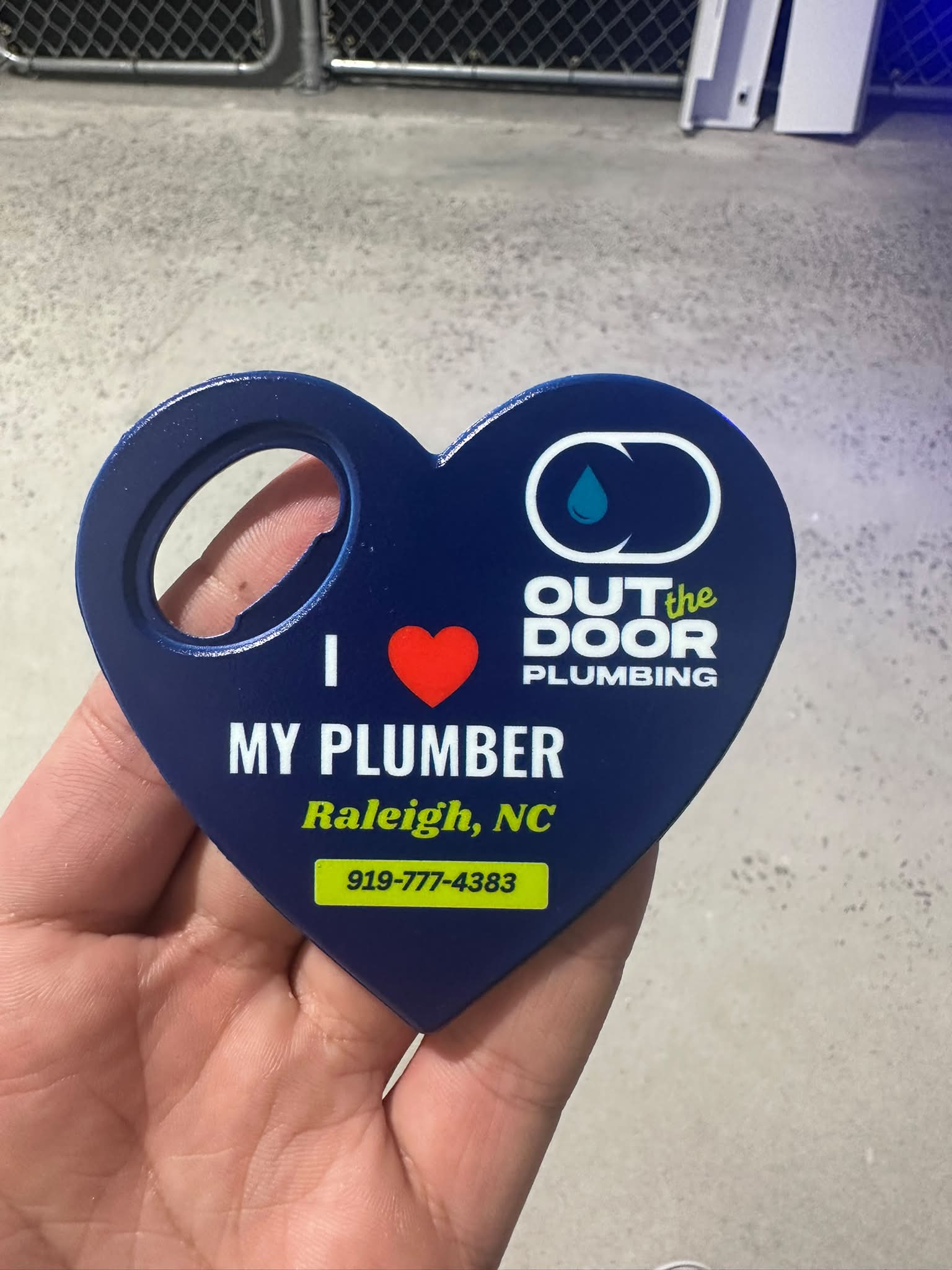 Heart Shaped Magnetic Custom Bottle Opener