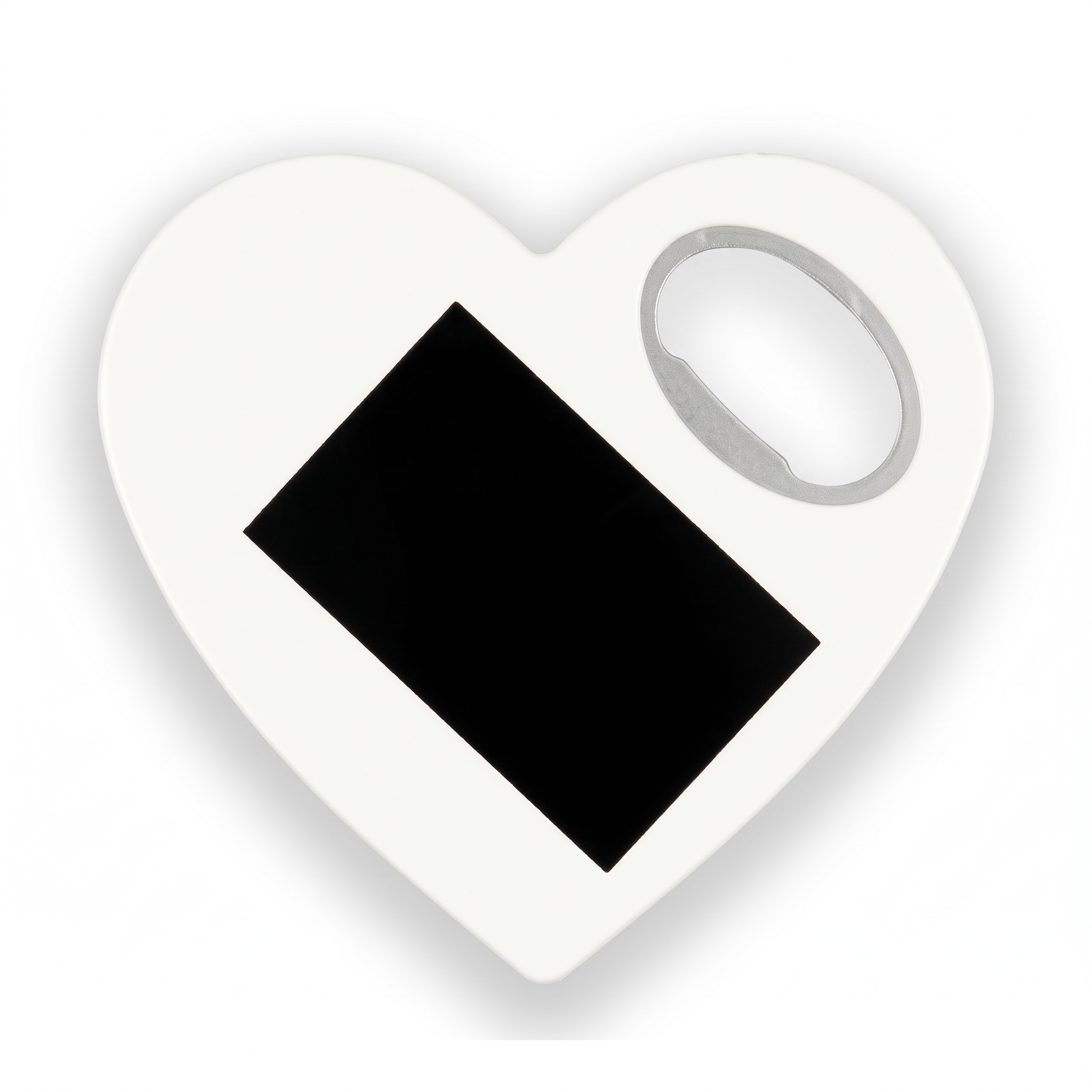 Heart Shaped Magnetic Custom Bottle Opener