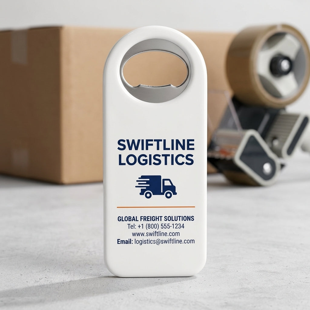 Rectangle Custom Bottle Opener Fridge Magnet